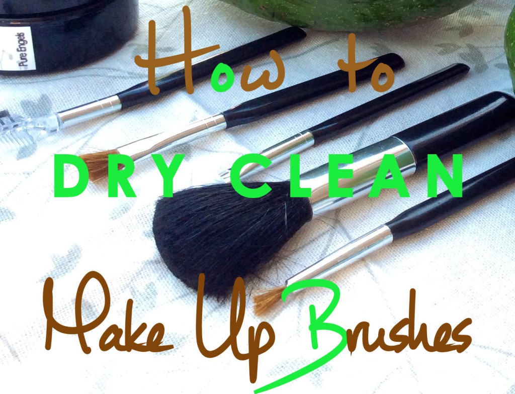 make up brushes dry cleaning