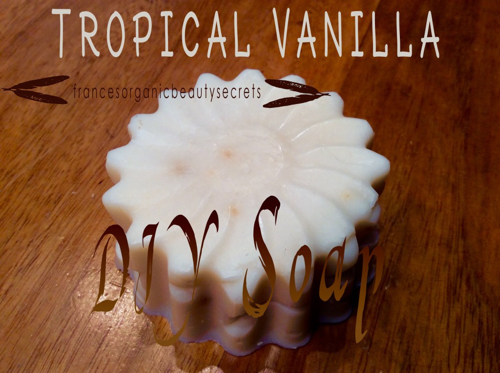tropical vanilla soap