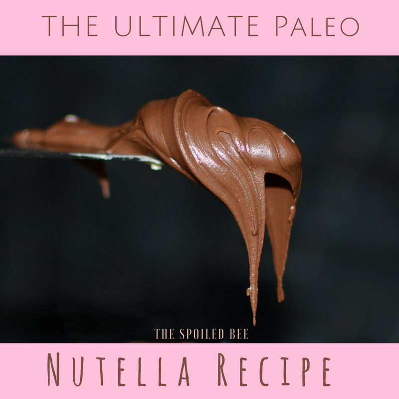The Ultimate Healthy Yummy Paleo Nutella Recipe